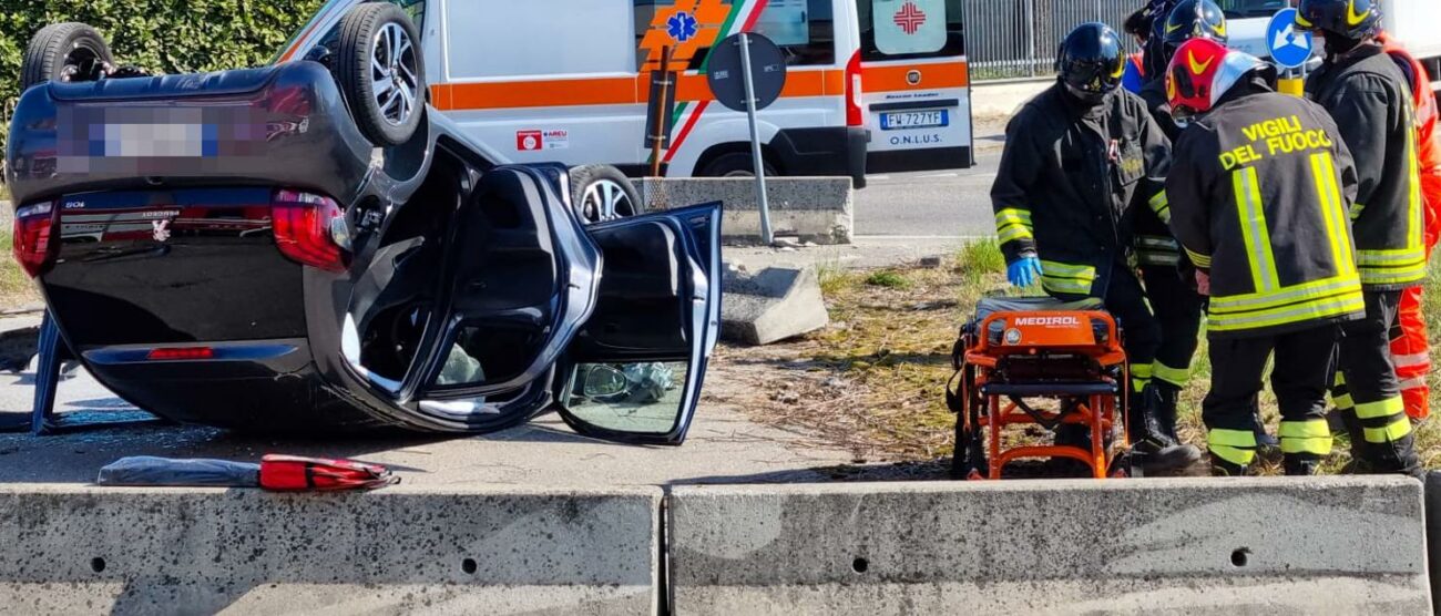 Incidente rotonda Seregno/Meda martedì 22 marzo 2022