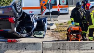 Incidente rotonda Seregno/Meda martedì 22 marzo 2022