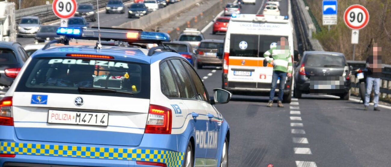 Statale 36 incidente Briosco direzione Lecco domenica 27 marzo