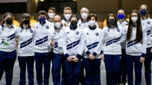 Il gruppo degli Arcieri Bosco delle Querce di Seveso in gara a Rimini
