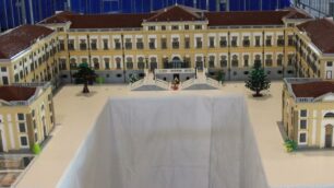 La Villa reale di Monza fatta con i mattoncini Lego