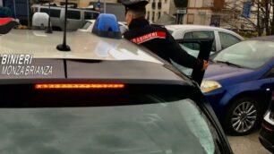 Carabinieri a Veduggio (foto Carabinieri)