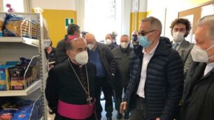 Vimercate Inaugurazione emporio solidarietà caritas