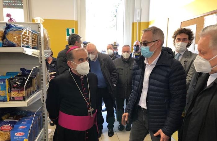 Vimercate Inaugurazione emporio solidarietà caritas