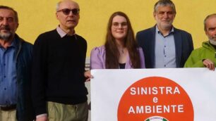 Giovanni Magni, Gianluigi Colombo (portavoce),Sophie Belloli, Marcello Proserpio, candidato sindaco per centro sinistra, Alberto Colombo, portavoce