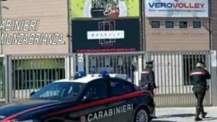 Carabinieri al palazzetto di Monza (foto Carabinieri)