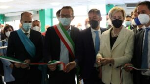 Letizia Moratti all'inaugurazione della casa comunità di Giussano