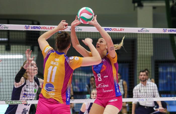 Pallavolo Vero Volley quarto finale playoff donne Monza Chieri - foto Vero Volley Monza