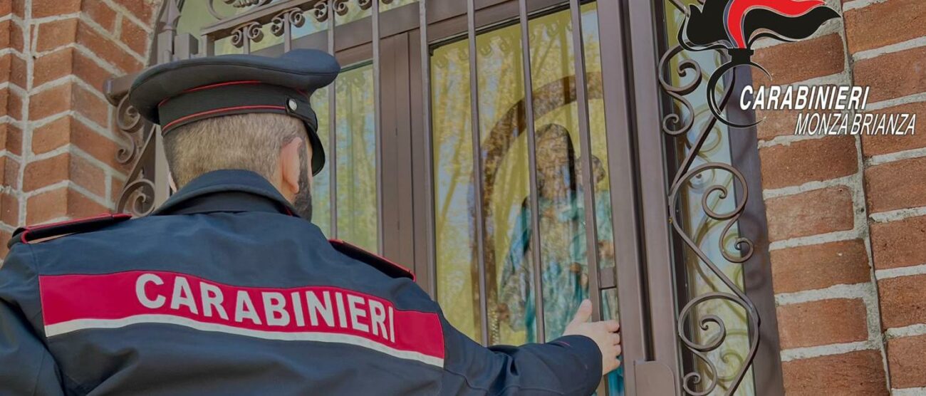 Madonna Regina della Pace di Seveso (foto Carabinieri)