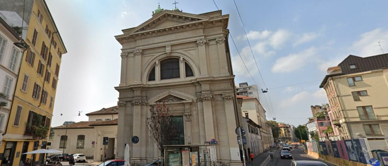 Chiesa Ortodossa Rumena di Santa Maria della Vittoria in via De Amicis Milano - da Google Maps