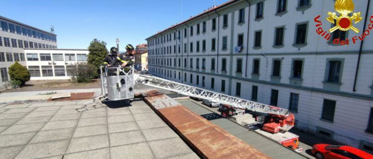 Interventi vigili del fuoco vento (foto VvFf)