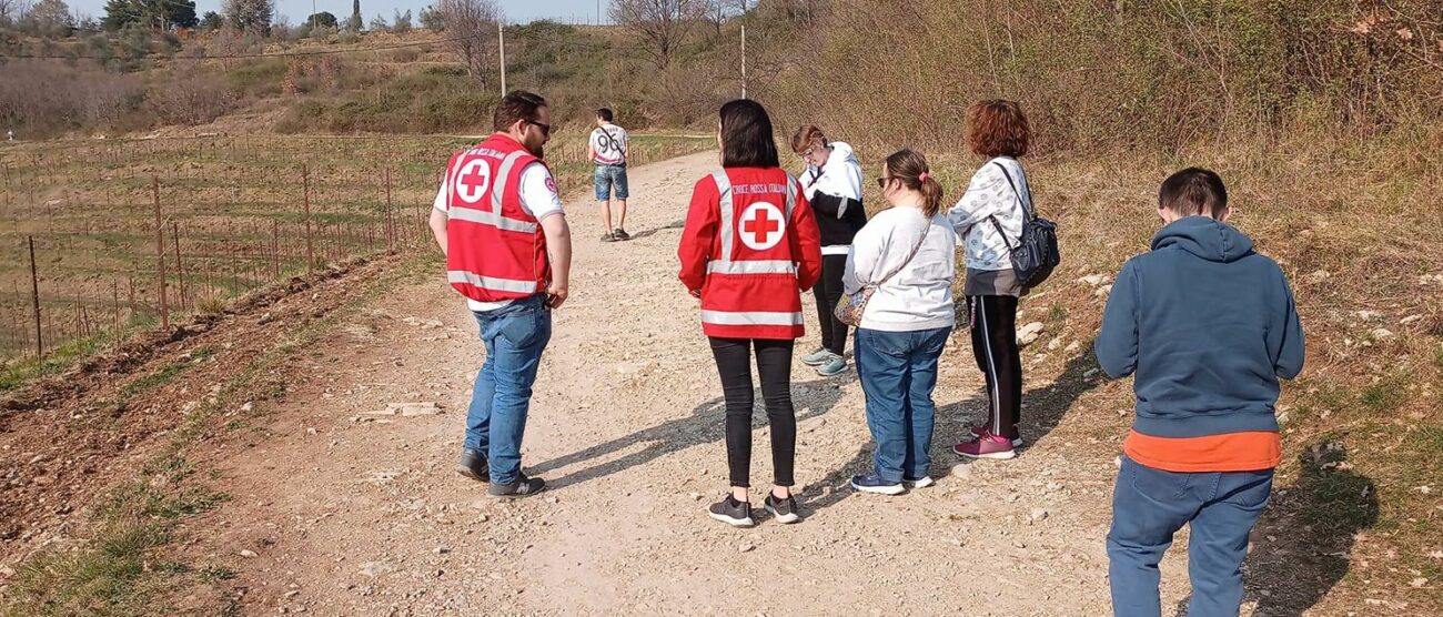 Croce rossa a Montevecchia