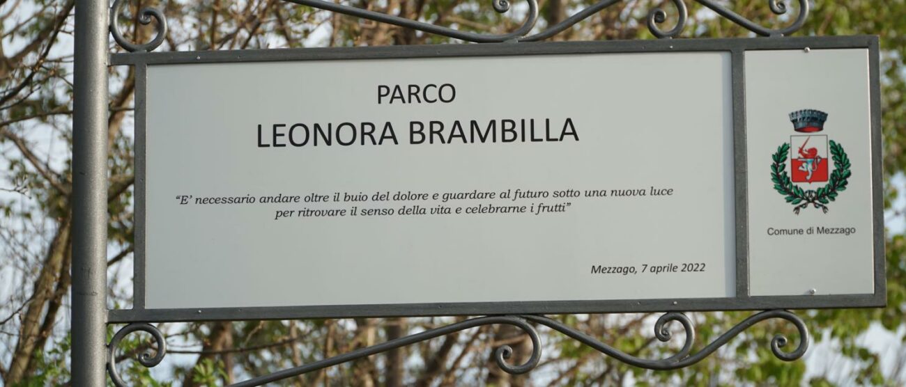 Mezzago intitolazione parco a Leonora Brambilla