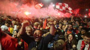 Monza in serie A il maxischermo allo stadio