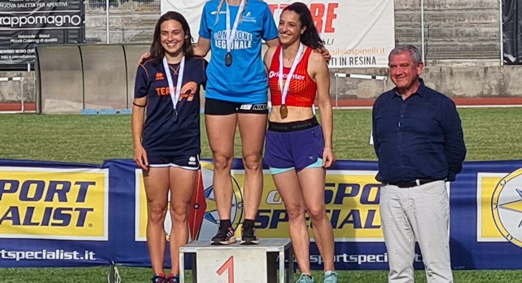 Atletica il podio di 400 metri Denise Rega