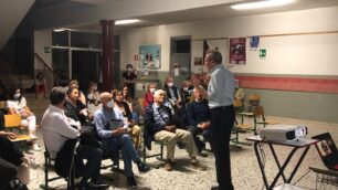Elezioni la presentazione di Lesmo Amica candidato Francesco Montorio