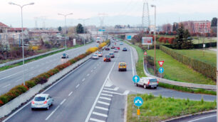 CESANO PEDEMONTANA VEDUTA TRATTO SUPERSTRADA INTERESSATO DAL PROGETTO