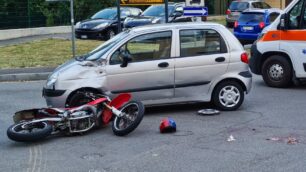 L'incidente a Calò di Besana in Brianza