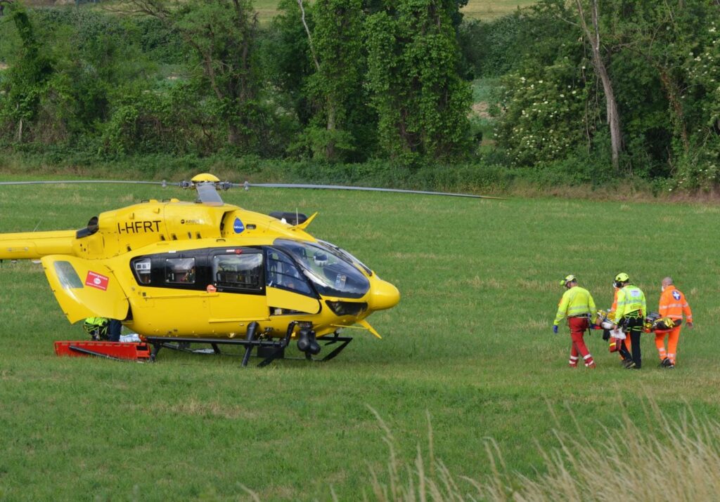 L'incidente a Calò di Besana in Brianza