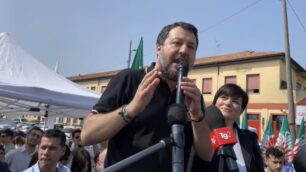 Lissone elezioni Matteo Salvini Laura Borella