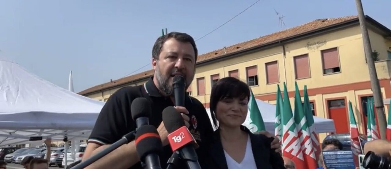 Lissone elezioni Matteo Salvini Laura Borella