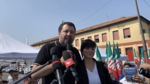 Lissone elezioni Matteo Salvini Laura Borella
