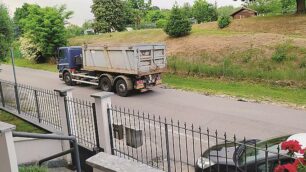 Lentate sul Seveso zona Mocchirolo camion