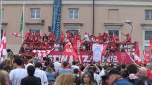 Monza in Serie A festa bus e stadio