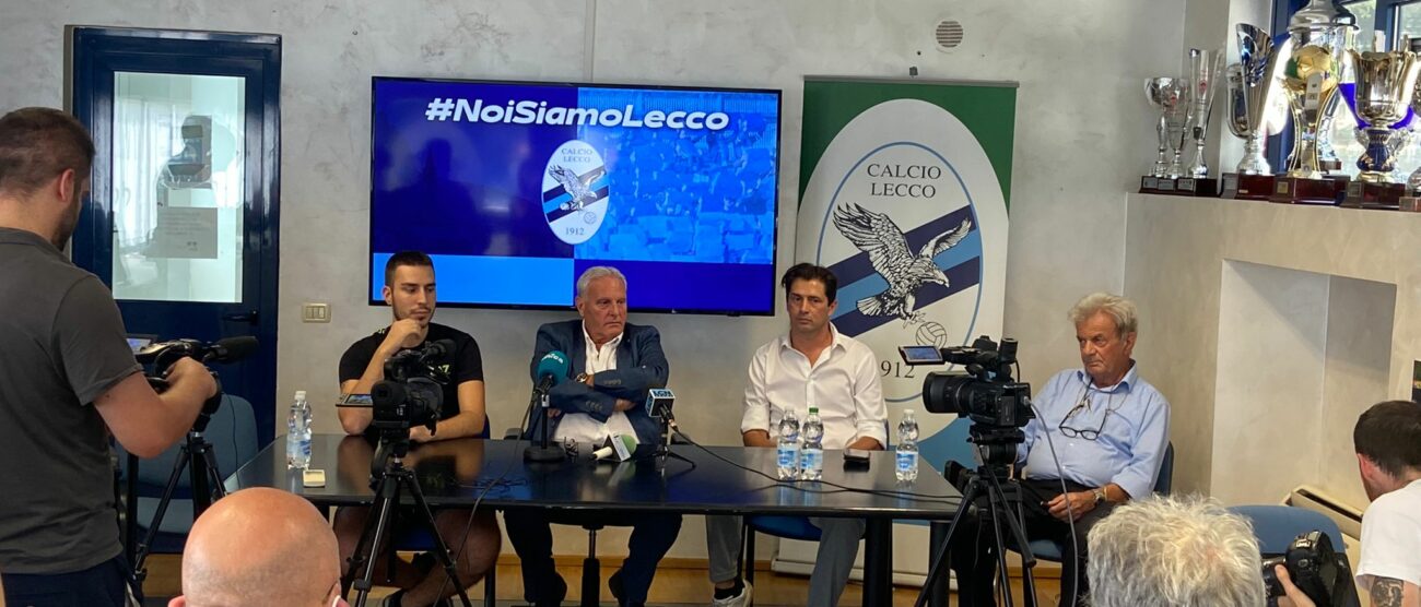 Alessio Tacchinardi si presenta al Calcio Lecco 1912