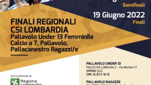 Nel meratese si decreterà il "Campione Regionale CSI Lombardia Pallavolo"