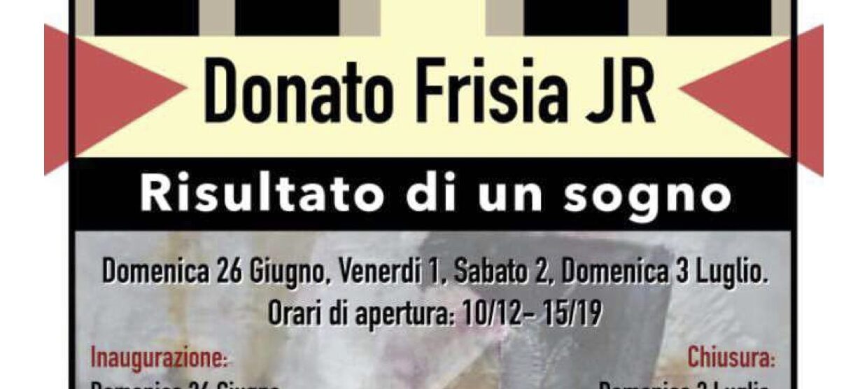 Donato Frisia Jr porta le sue opere a Merate