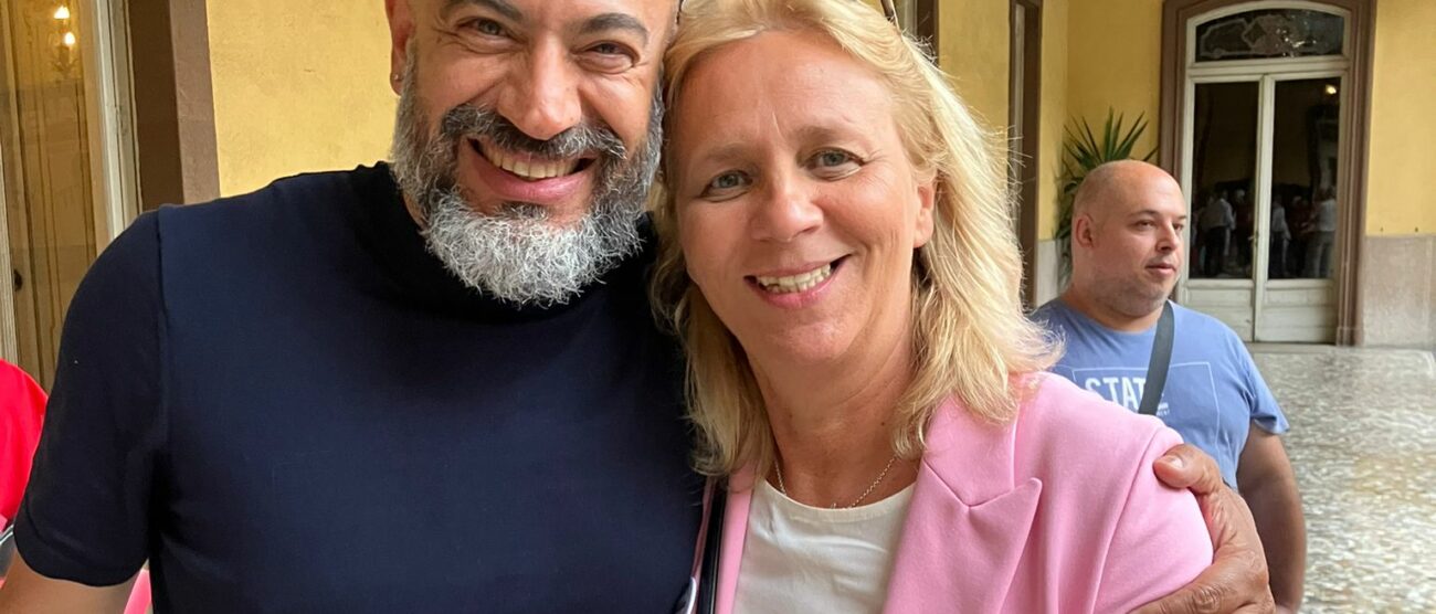Elezioni a Monza Gianluigi Paragone con Daniela Brambilla