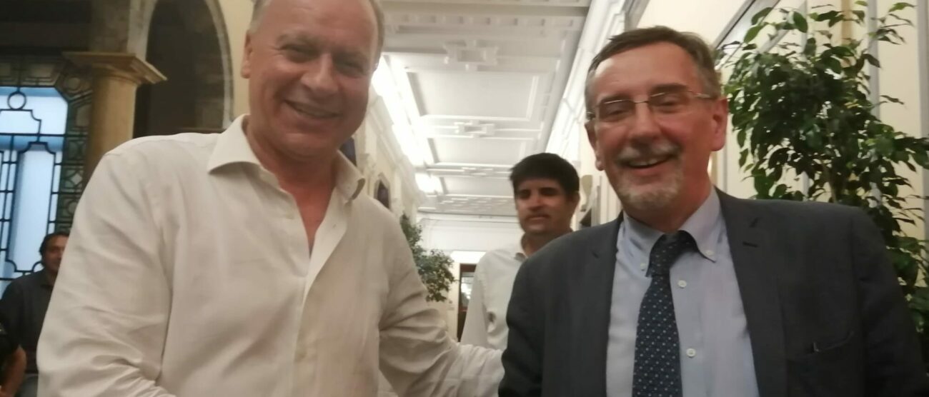 Dario Allevi e Paolo Pilotto in municipio a Monza