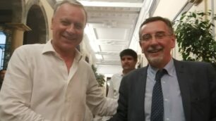 Dario Allevi e Paolo Pilotto in municipio a Monza