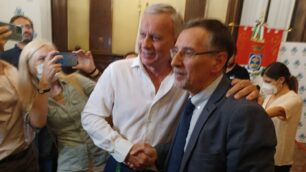 Elezioni 2022 Monza sindaco Paolo Pilotto con Dario Allevi