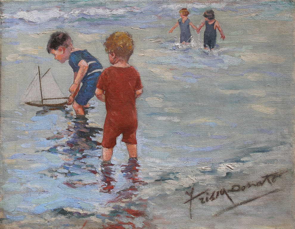 Bambini al mare, Donato Frisia