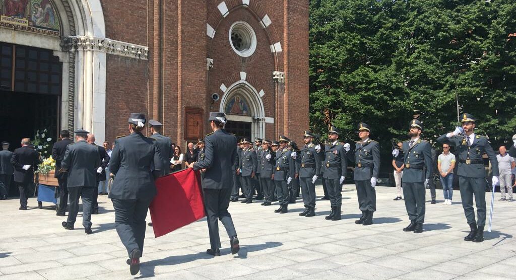 Lissone funerali Michele Villani Guardia di Finanza