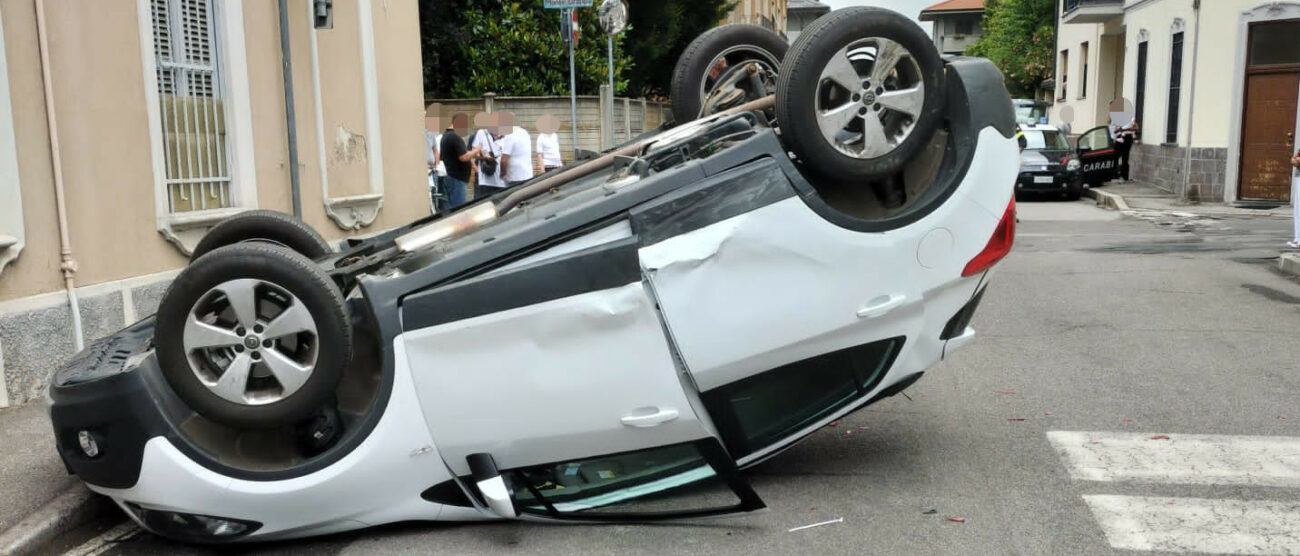 Incidente Lissone via Ferrucci Monte Grappa