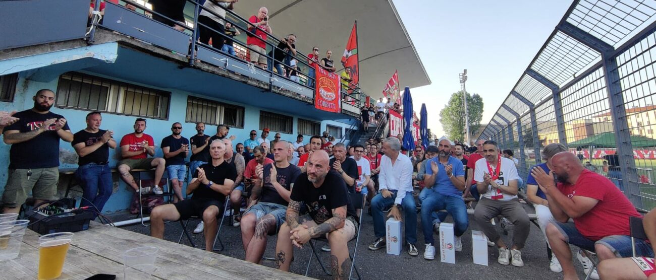 Festa dei tifosi del Monza al Sada