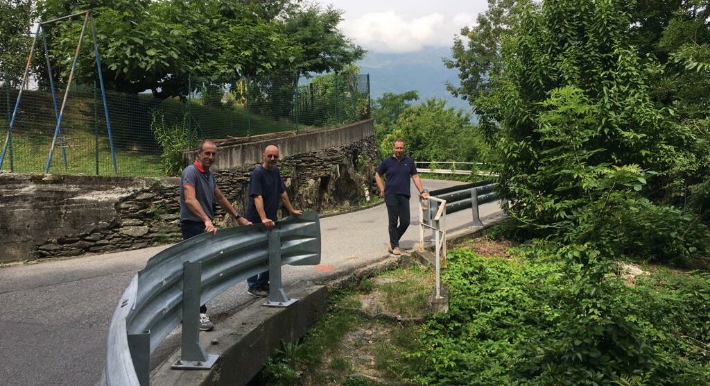 Sopralluogo con i sindaci per i lavori della SP67