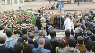 Monza, una cerimonia funebre - foto d'archivio