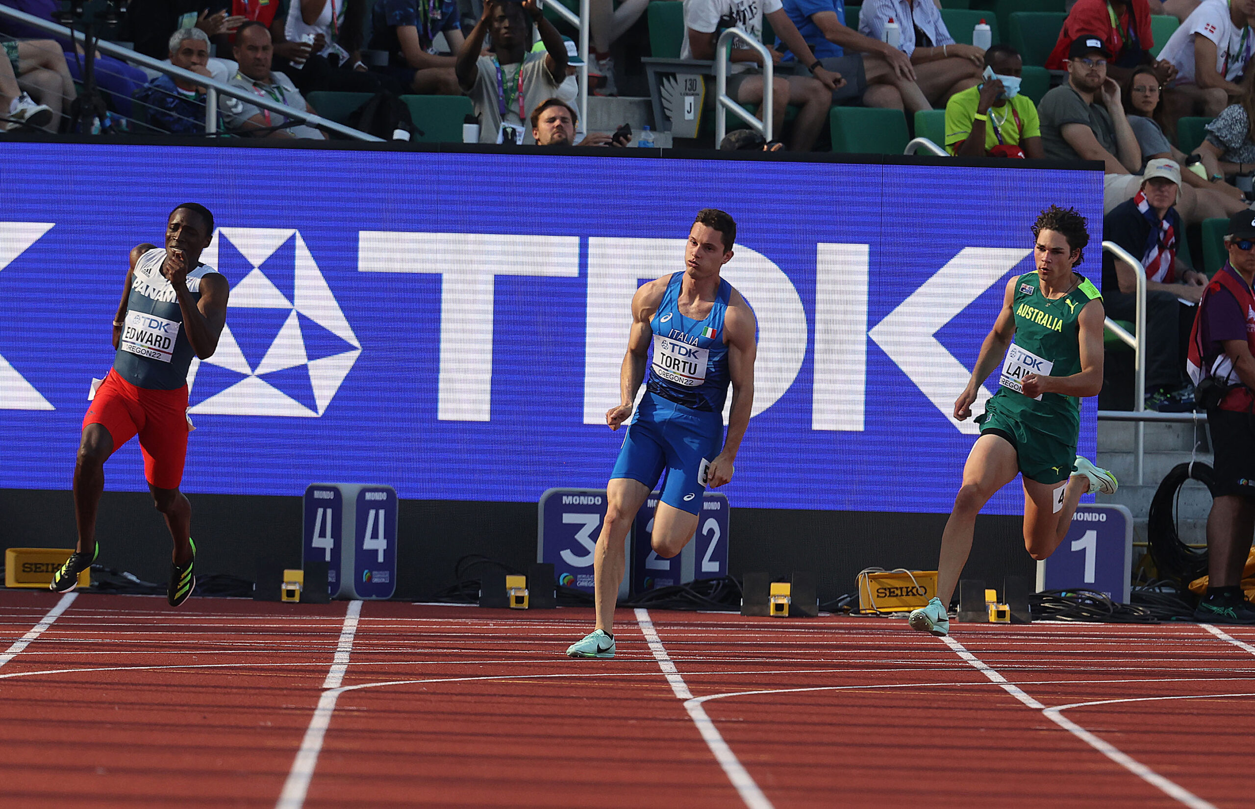 Mondiali Atletica Eugene Oregon 22 Filippo Tortu 200 metri