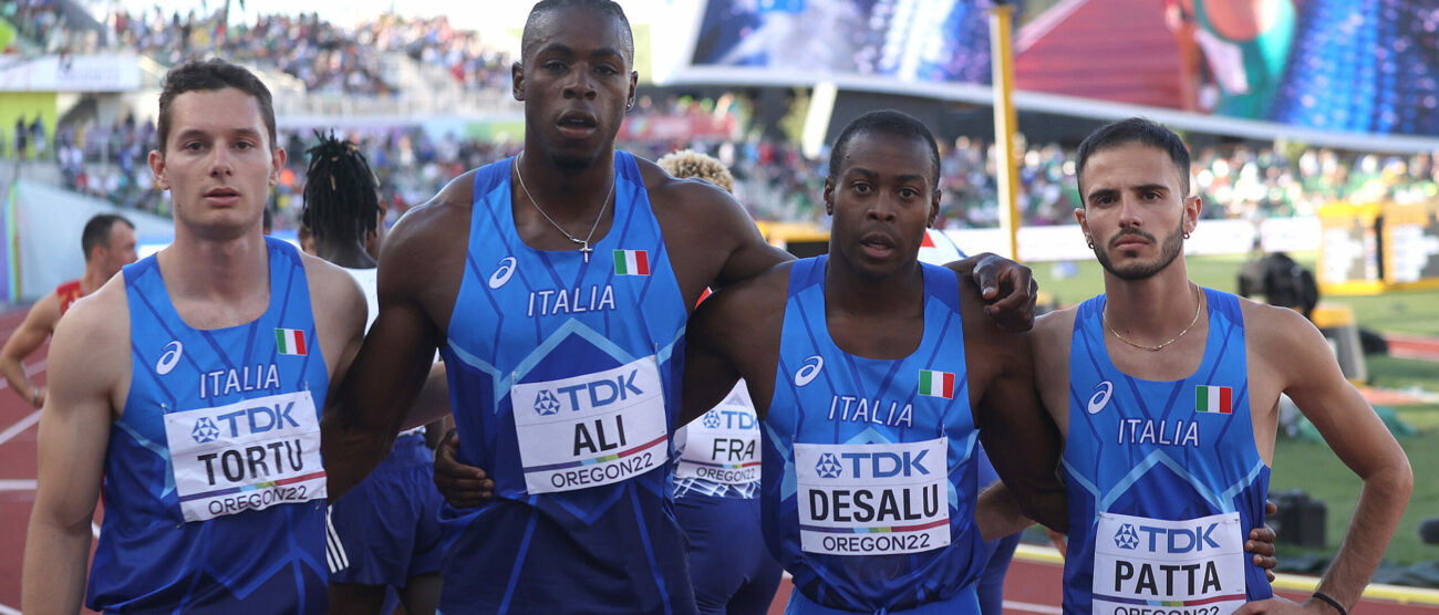 Mondiali Atletica la staffetta 4x100 Tortu Ali Desalu Patta