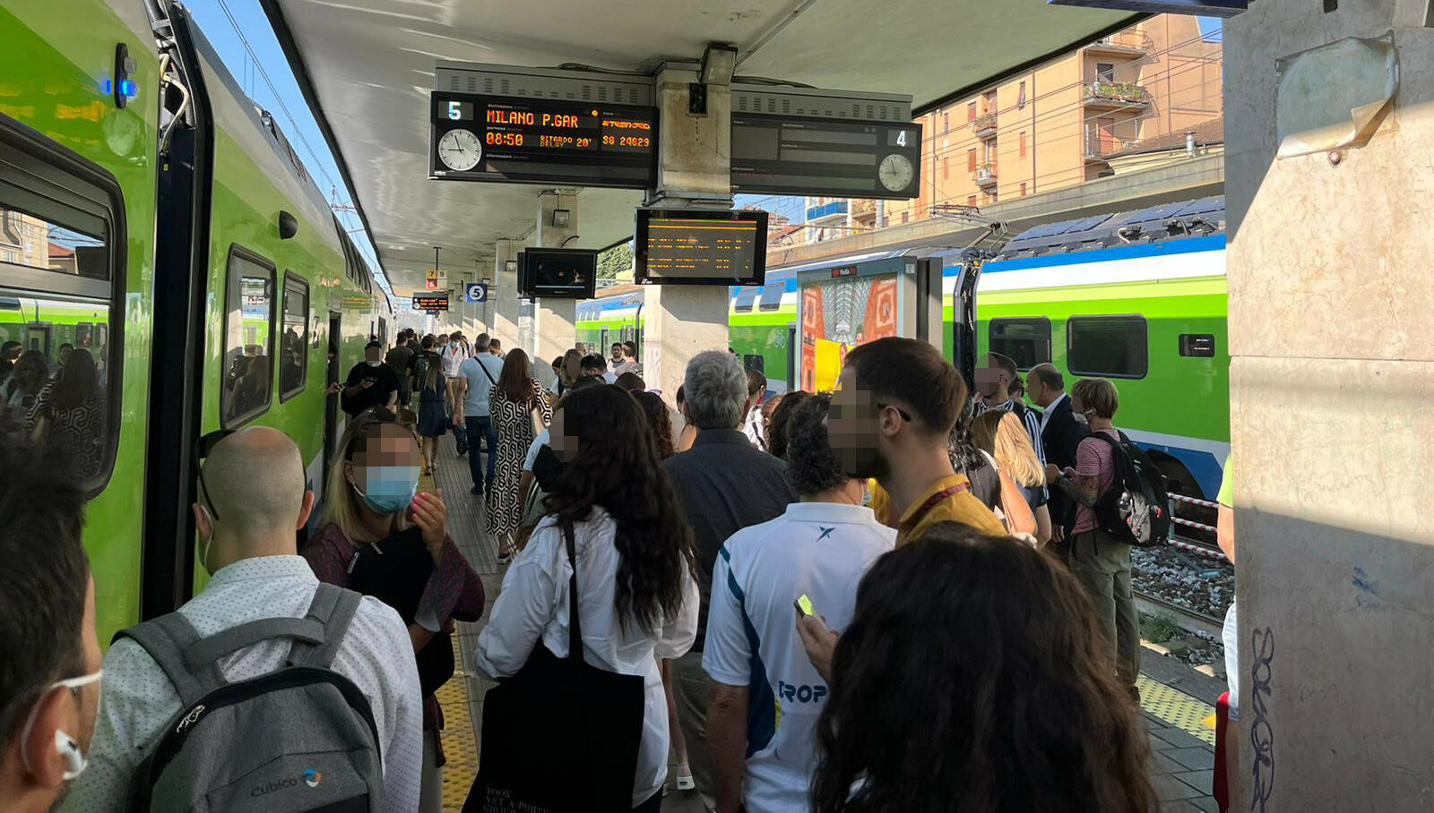 Caos treni Monza
