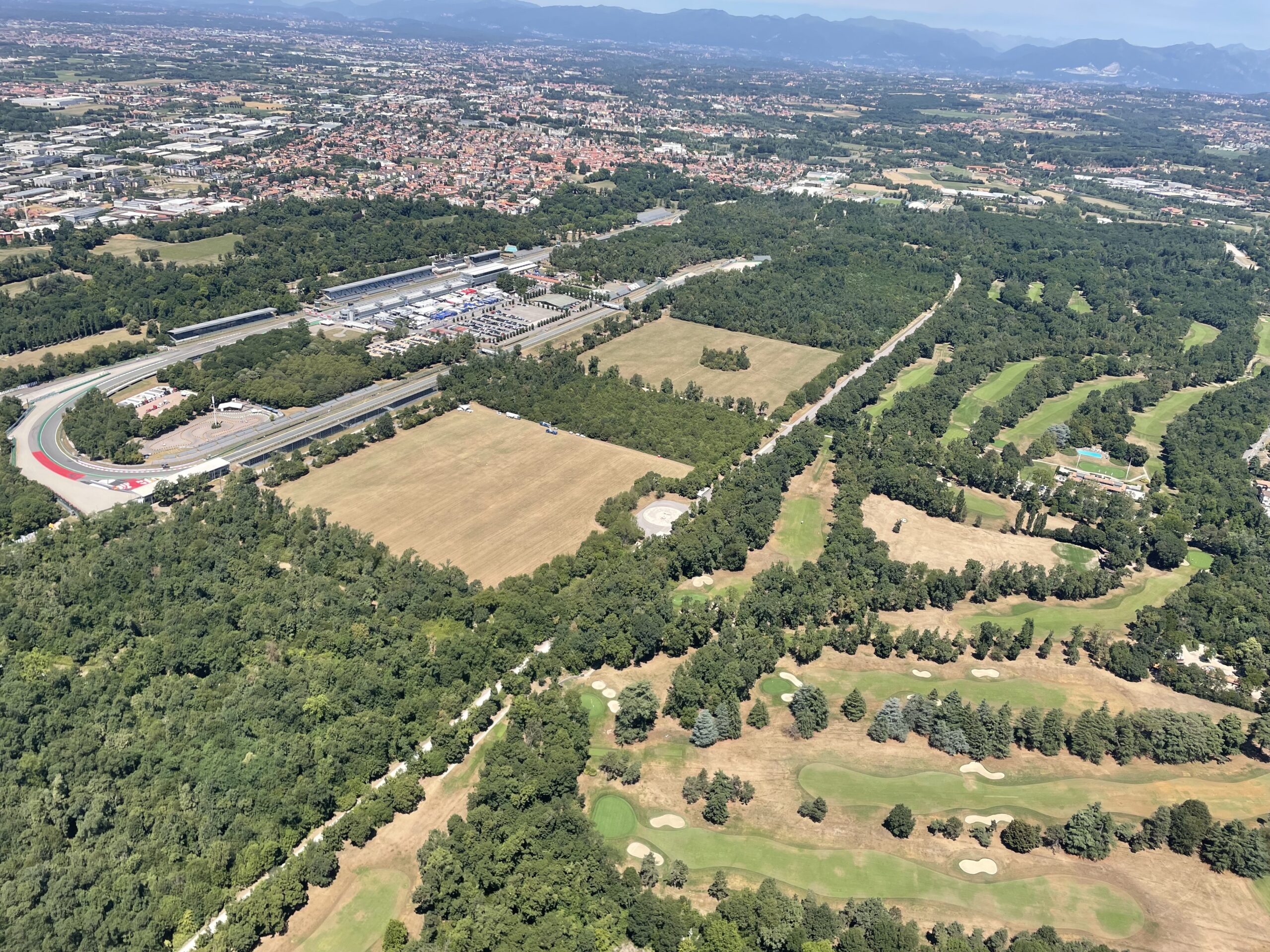 In volo su Monza sul dirigibile Goodyear