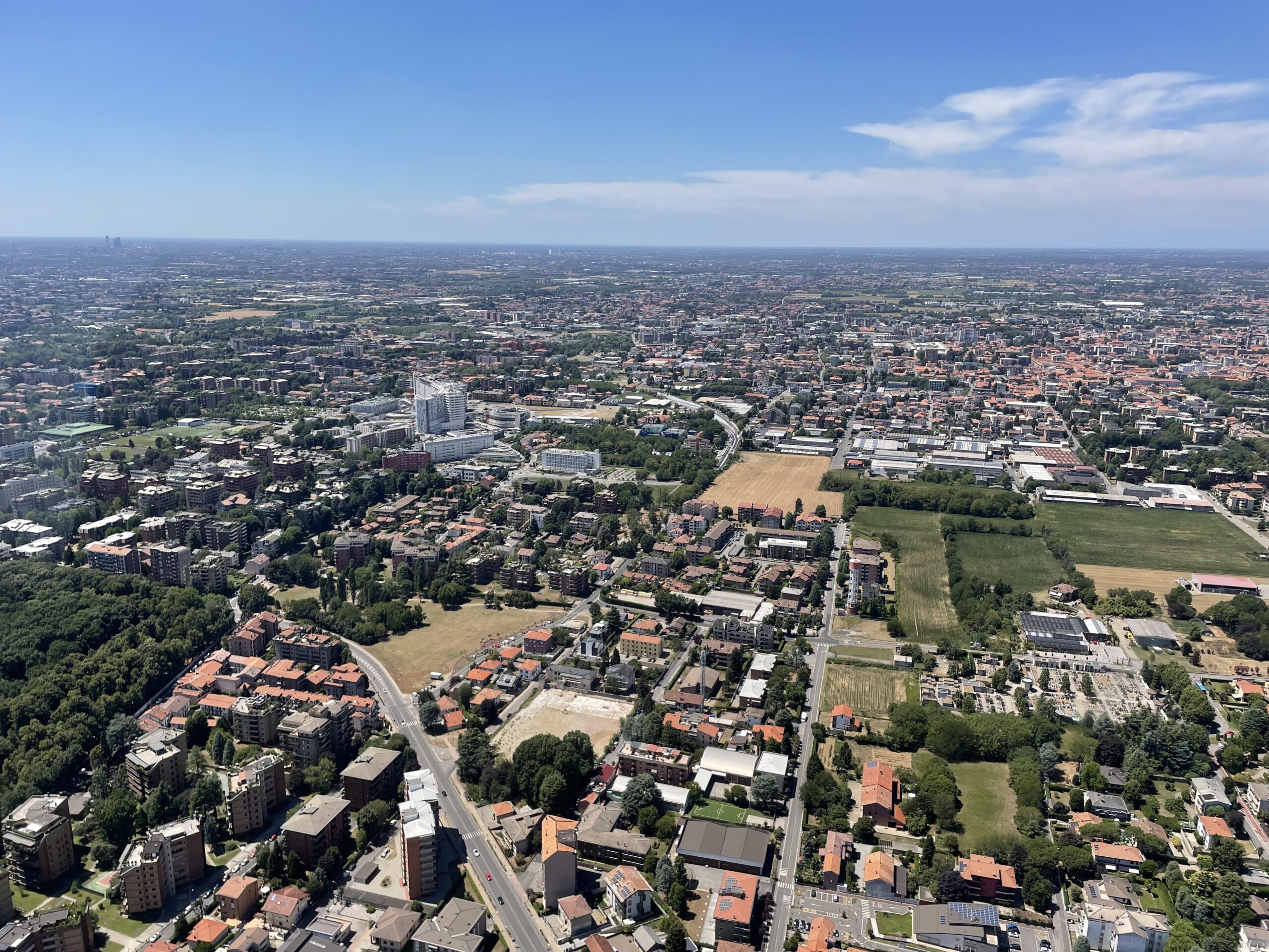 In volo su Monza sul dirigibile Goodyear