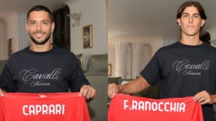 Calcio Monza Serie A Caprari e Filippo Ranocchia