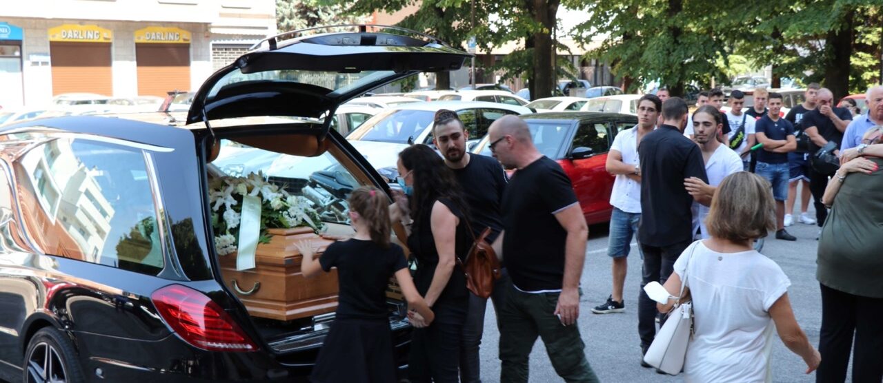 Meda funerali Kevin Galimberti