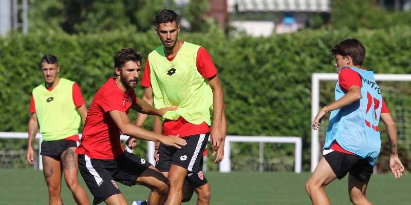 Calcio Serie A Monza al lavoro