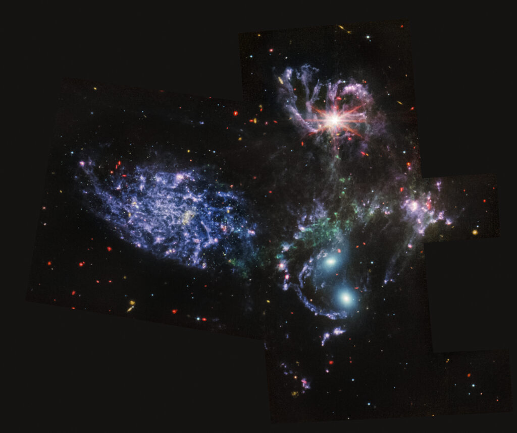 Le immagini del James Webb Space Telescope diffuse dalla Nasa